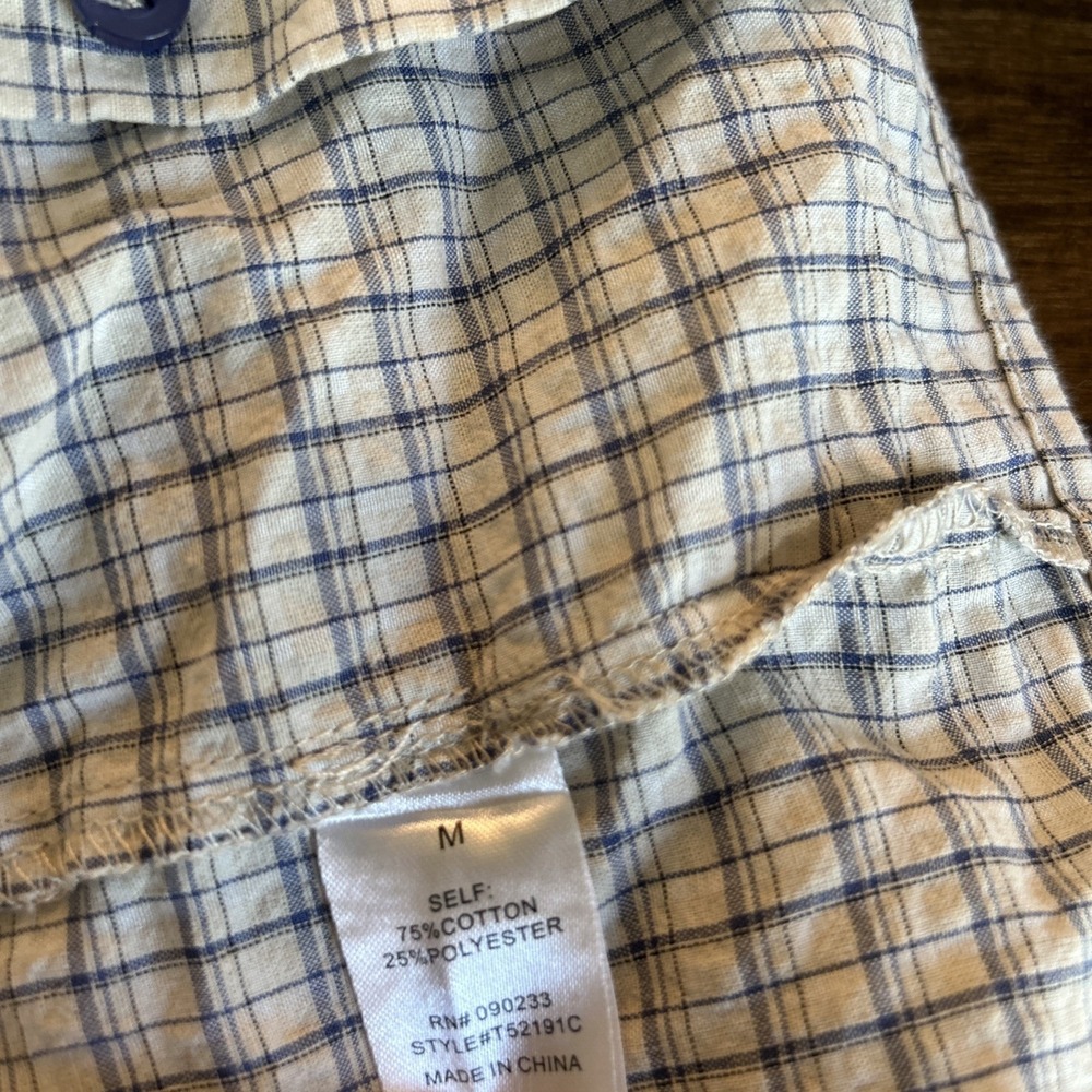 Pacsun Women's Top Medium Your Favorite Plaid Button Up Lace Trim Top Babydoll - Picture 11 of 12